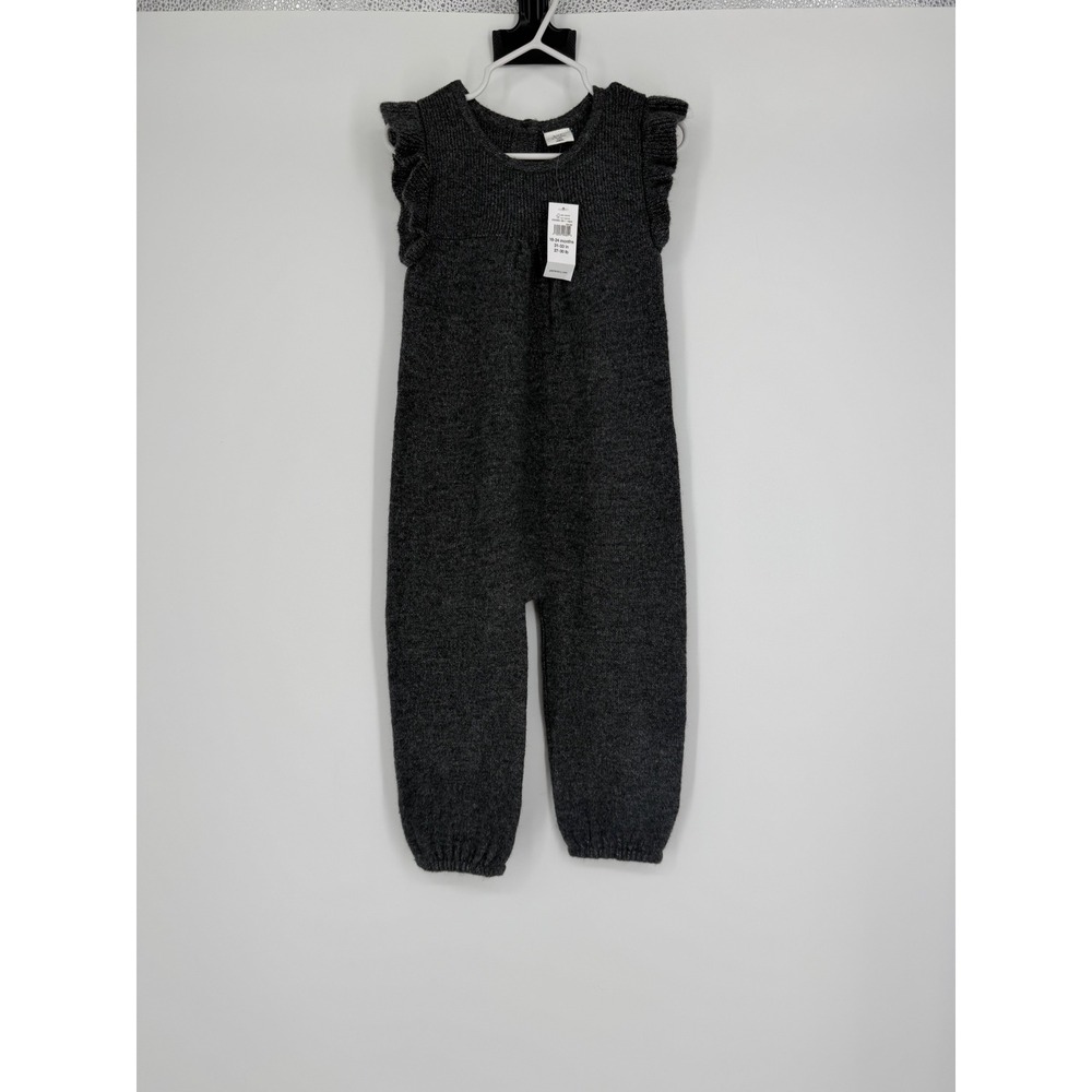 Baby GAP Girls Knit Jumper 18-24M Ruffle Sleeve Cozy Fall Winter Sweater Knit